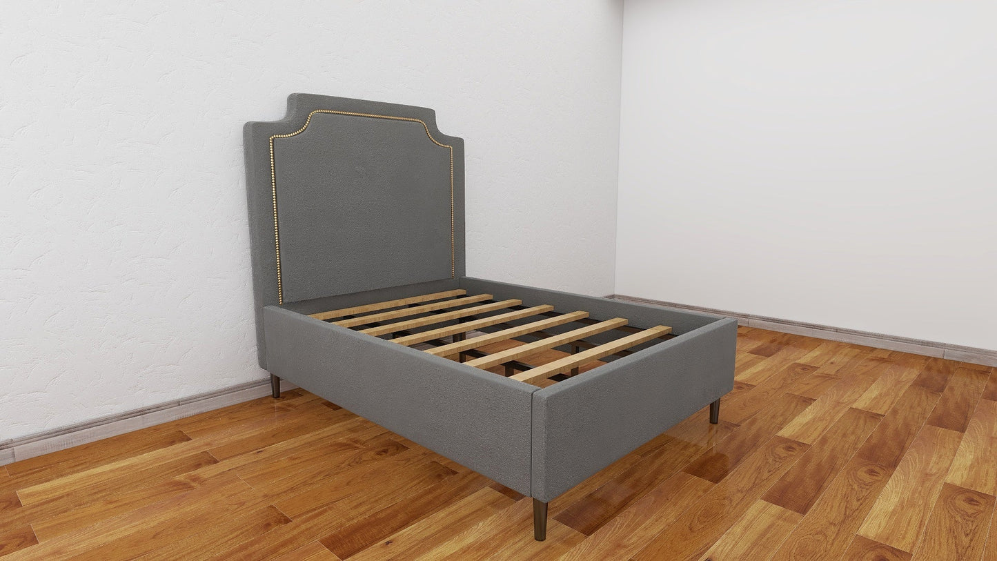 HAROLD Upholstered Bed Frame Astro Foam