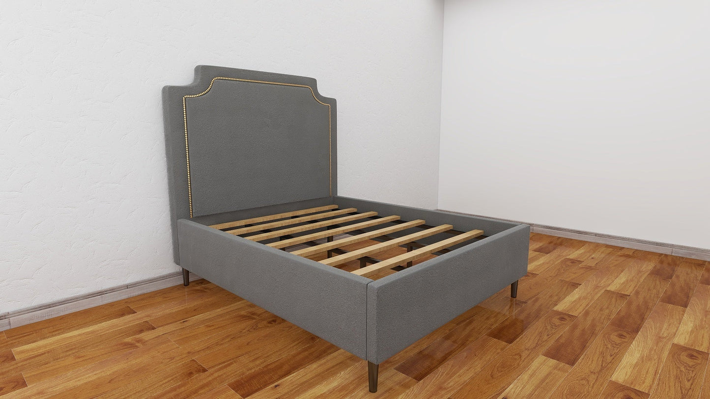 HAROLD Upholstered Bed Frame Astro Foam