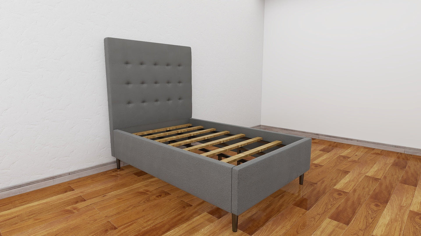 HARRY Upholstered Bed Frame Astro Foam