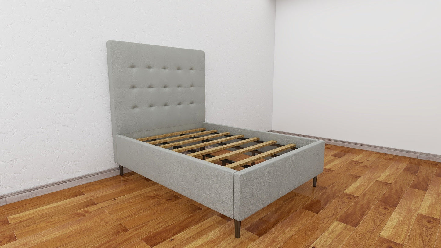HARRY Upholstered Bed Frame Astro Foam