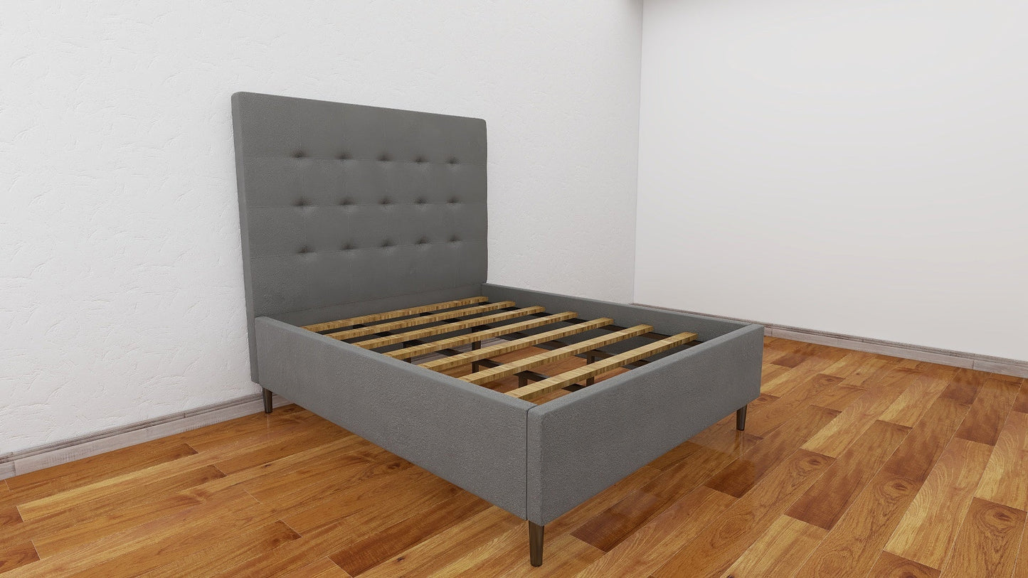 HARRY Upholstered Bed Frame Astro Foam