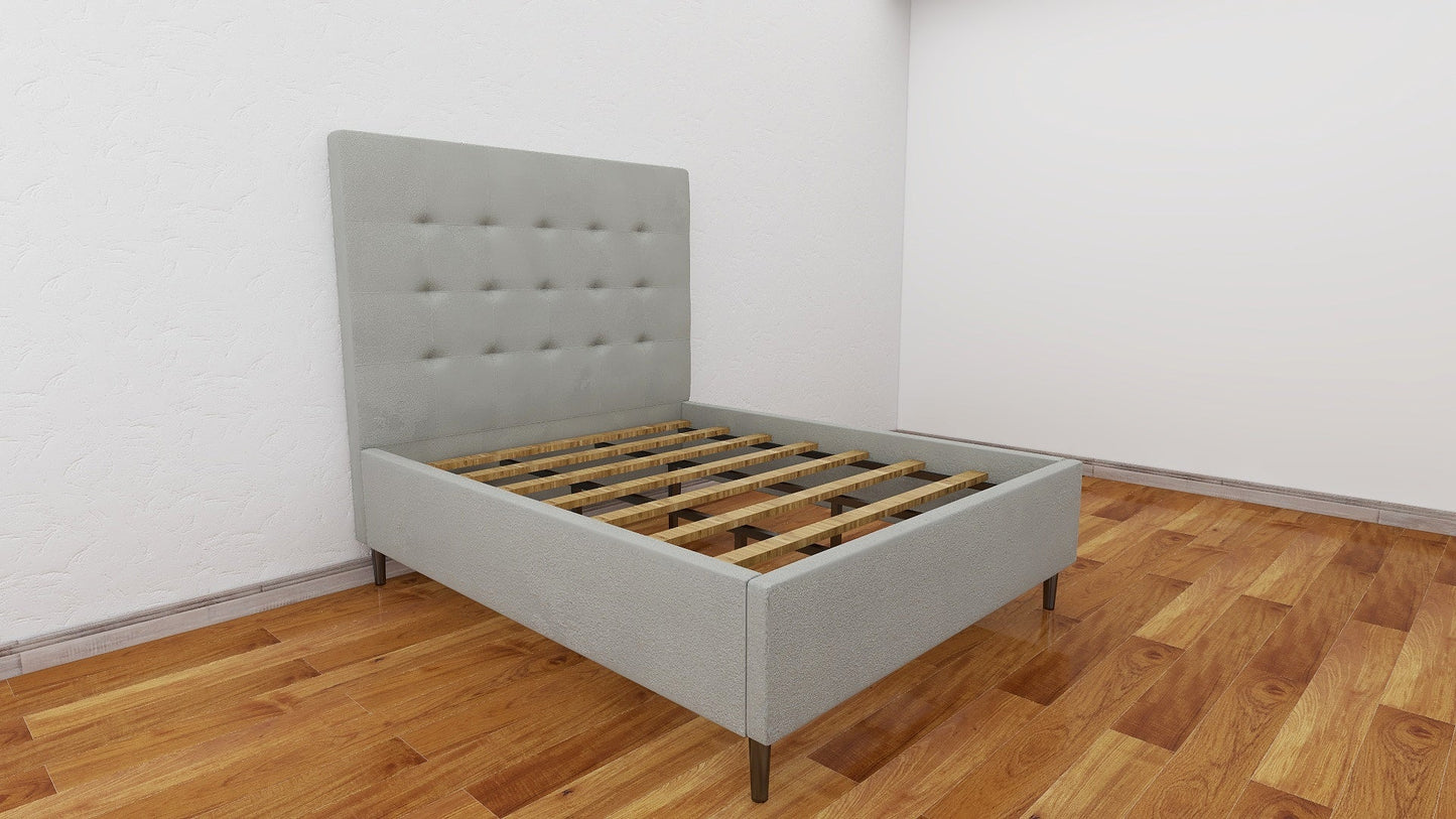 HARRY Upholstered Bed Frame Astro Foam