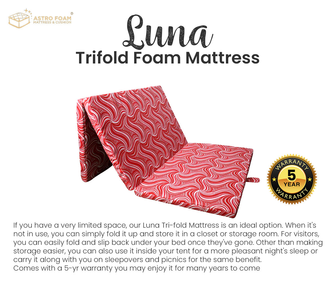 LUNA Trifold Mattress Astro Foam
