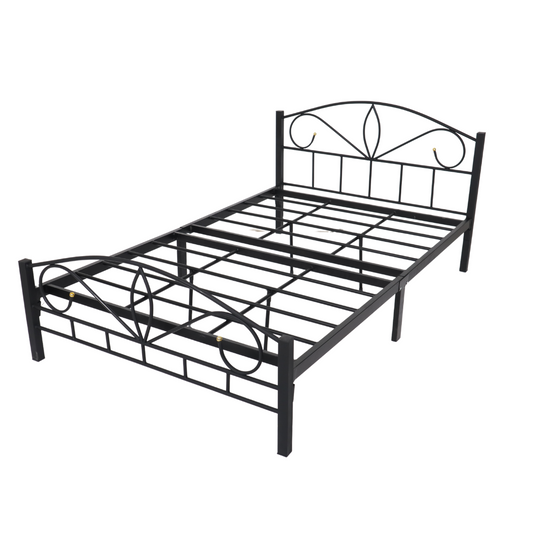 FLORENCE Single Metal Bed Frame Astro Foam