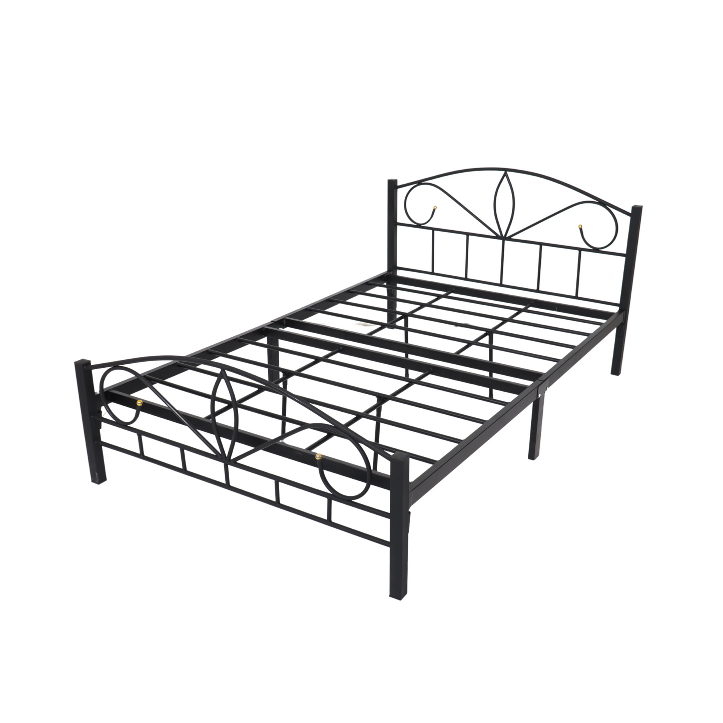 FLORENCE Single Metal Bed Frame Astro Foam