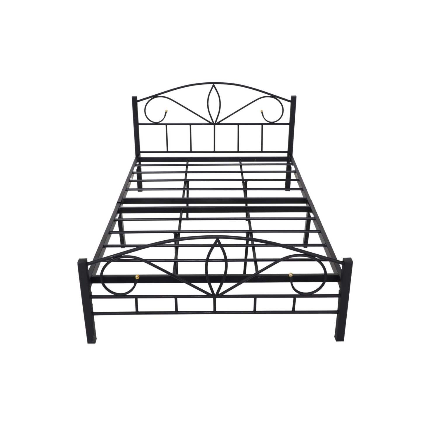 FLORENCE Single Metal Bed Frame Astro Foam