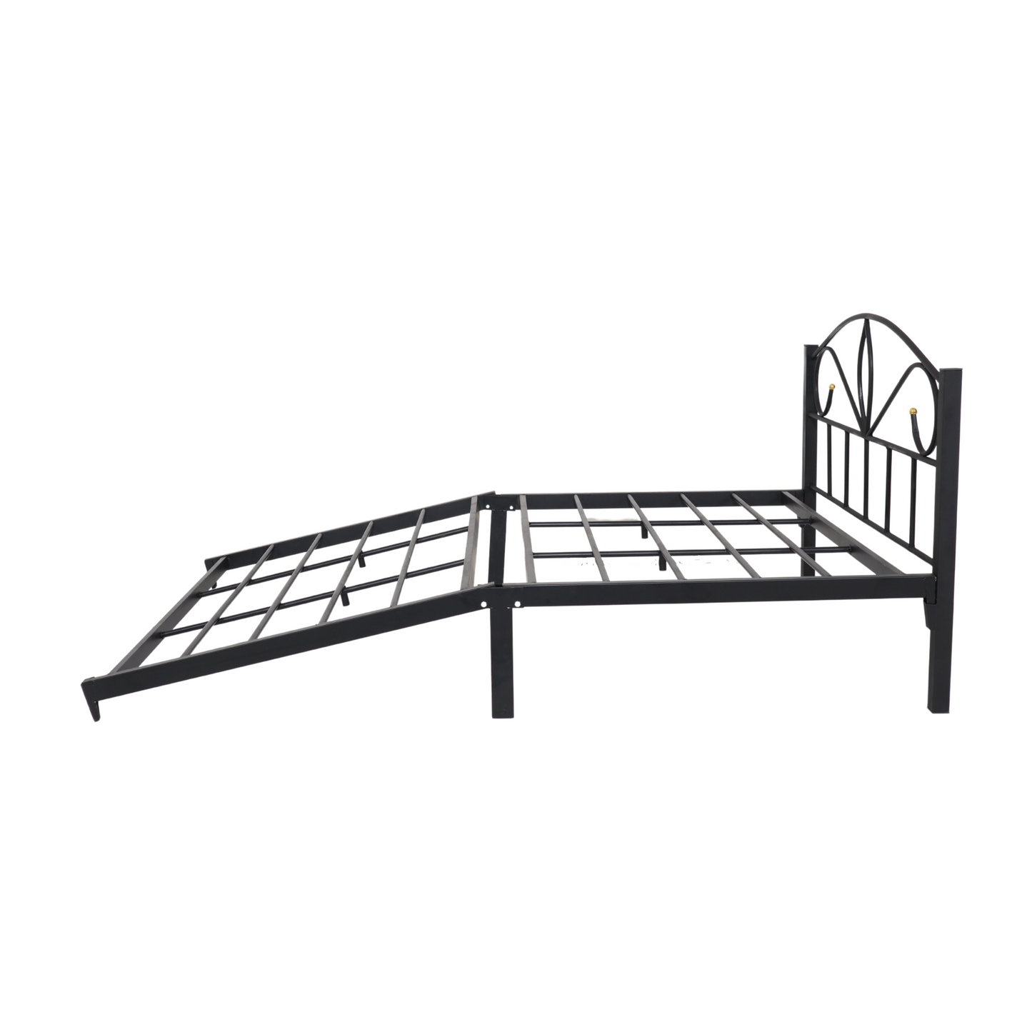 FLORENCE Single Metal Bed Frame Astro Foam