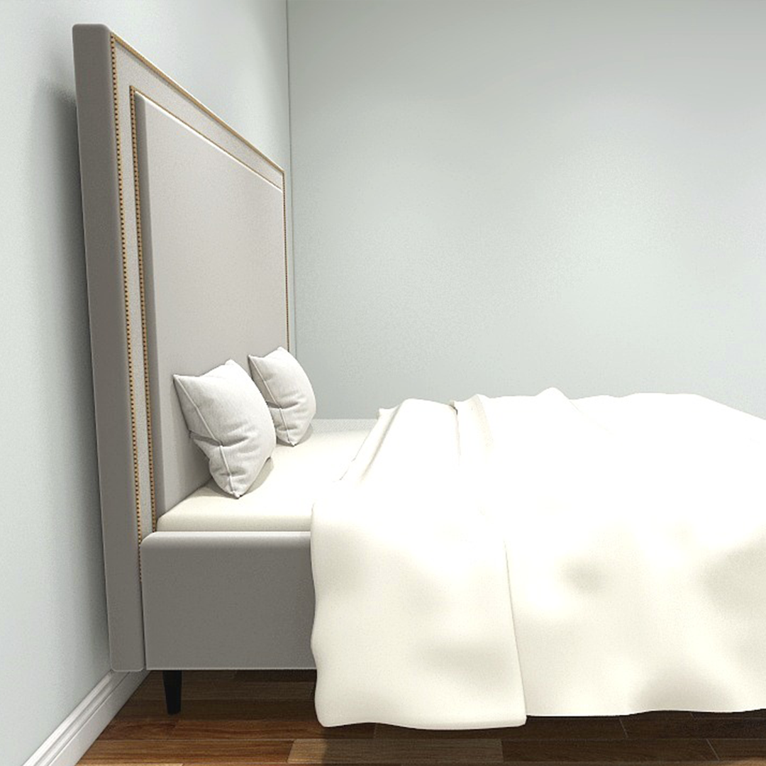 HENRY Upholstered Bed Frame Astro Foam