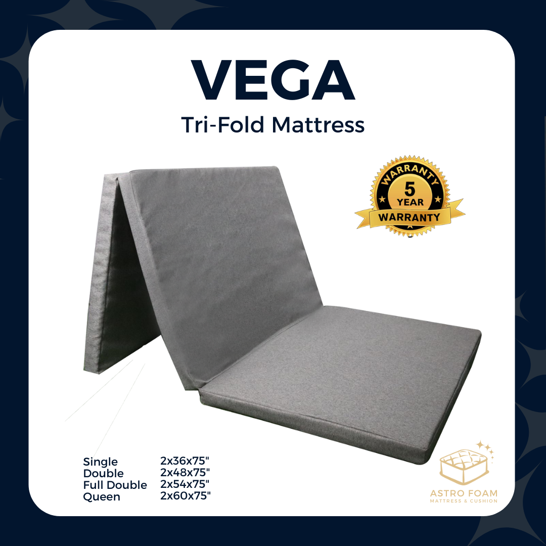 VEGA Premium Trifold Mattress Astro Foam